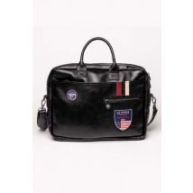 CLASSIC LEGEND MOTORS - Sacoche en cuir noir pour homme