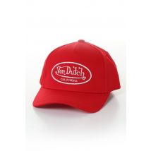 VON DUTCH - Casquette rouge avec logo blanc