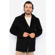 SCHOTT - Manteau en laine noir pour homme