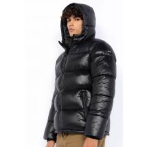 SCHOTT - Doudoune en nylon noir pour homme