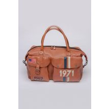 CLASSIC LEGEND MOTORS - Sac en cuir Steve McQueen couleur cognac