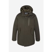 SCHOTT - Parka à capuche kaki pour homme