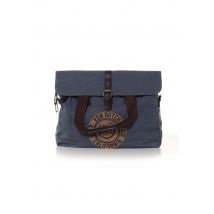 VON DUTCH - Cartable bleu style vintage