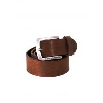 - Cinturón de cuero genuino marrón claro