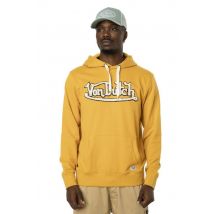 VON DUTCH - Sudadera con capucha y logo amarillo