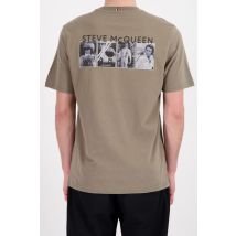 STEVE MCQUEEN - T-shirt color kaki di Steve McQueen