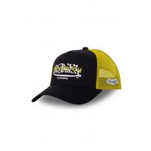 VON DUTCH - Casquette trucker textile noire et jaune