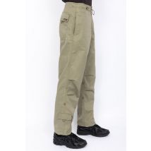 SCHOTT - Pantaloni militari convertibili in saggi pantaloni cropped color kaki