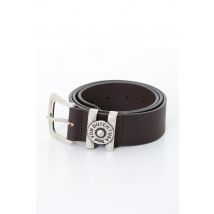 VON DUTCH - Ceinture en cuir de buffle marron