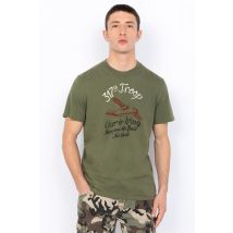 Tee shirt homme schott TSMEL KAKI