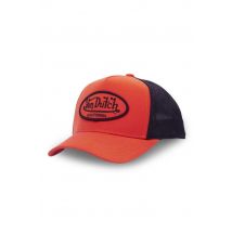 VON DUTCH - Casquette trucker orange et noir