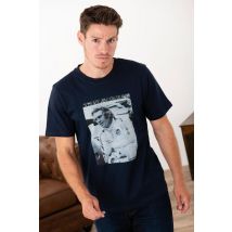 3GM - Camiseta de algodón con estampado fotográfico de Steve McQueen