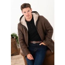 CITYZEN - Manteau élégant en peau de mouton retournée