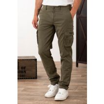 AERONAUTICA MILITARE - Pantalón estilo militar verde caqui