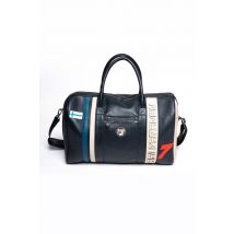 CLASSIC LEGEND MOTORS - Borsa da viaggio Ari Vatanen in pelle blu navy da corsa