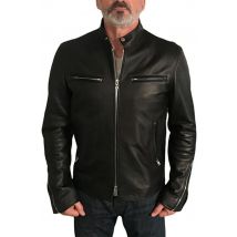 BUCO - Giubbotto in pelle con collo biker, modello originale