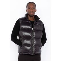 SCHOTT - Plumífero sin mangas de nailon negro