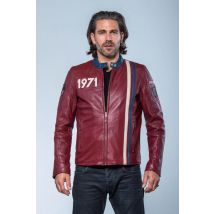 CLASSIC LEGEND MOTORS - Blouson en cuir rouge Steve McQueen 1971