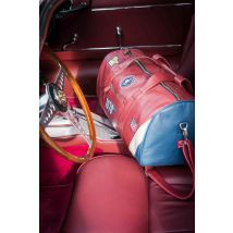 CLASSIC LEGEND MOTORS - Sac de sport en cuir rouge Steve McQueen 1970