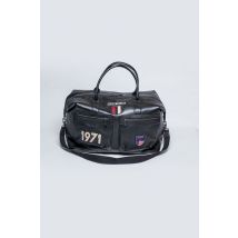 CLASSIC LEGEND MOTORS - Borsa da viaggio grande in pelle nera