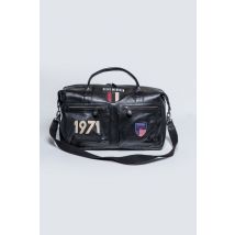 CLASSIC LEGEND MOTORS - Sac noir en cuir véritable Steve McQueen
