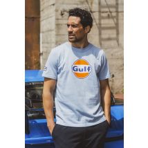 3GM - T-shirt en coton bleu clair avec logo Gulf