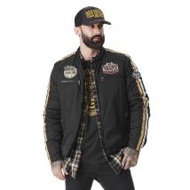 VON DUTCH - Blouson textile racing avec patchs