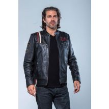 CLASSIC LEGEND MOTORS - Blouson racing en cuir noir 24h Le Mans