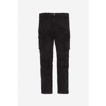 SCHOTT - Pantalon cargo noir multipoches