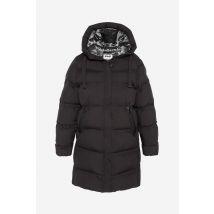 SCHOTT - Doudoune longue noire pour femme