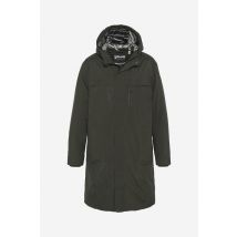 SCHOTT - Veste outdoor kaki à capuche