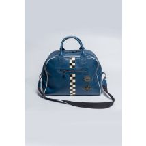 24H LE MANS - Bolso de mano 24H Le Mans de piel azul royal