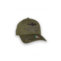 AERONAUTICA MILITARE - Gorra de piloto Frecce Tricolori caqui