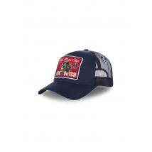 VON DUTCH - Berretto da baseball blu navy con stemma della tigre