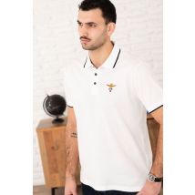AERONAUTICA MILITARE - Polo de algodón blanco roto para hombre