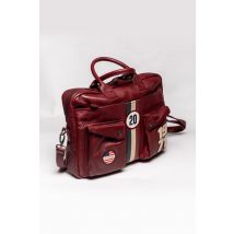 Bolsos hombre Steve Mcqueen WAYNE6 MESSENGER DARK RED