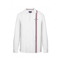 PATROUILLE DE FRANCE - Camicia di cotone bianco con strisce blu bianche e rosse
