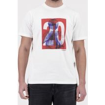 STEVE MCQUEEN - Camiseta de algodón blanca «20» de Steve McQueen