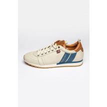 CARROLL SHELBY - Zapatillas deportivas Shelby de piel color crudo