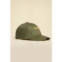 AERONAUTICA MILITARE - Gorra icónica de algodón color caqui de la Fuerza Aérea Italiana