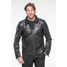 STEVE MCQUEEN - Chaqueta Steve McQueen de cuero negro