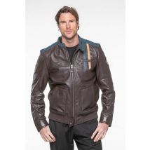 STEVE MCQUEEN - Chaqueta McQueen x Le Mans marrón oscuro