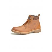 REDSKINS - Stivali da uomo in pelle color cognac e marrone