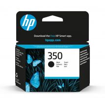 HP 350 Original Black Ink Cartridge, Black