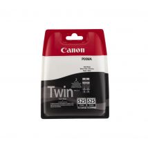 Canon PGI-525 Black Ink Cartridge - Twin Pack, Black