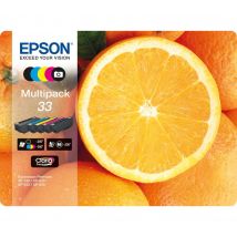 EPSON No. 33 Oranges 5-Colour Ink Cartridges - Multipack, Black & Tri-colour