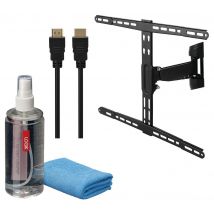 LOGIK LFMSKM16 Full Motion TV Bracket Starter Kit, Black