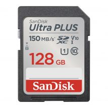 SANDISK Ultra Plus Class 10 SDXC Memory Card - 128 GB