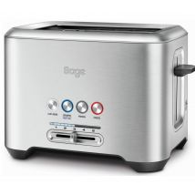 SAGE A Bit More 2-Slice Toaster - Silver, Silver/Grey