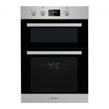 INDESIT Aria IDD 6340 IX Electric Double Oven - Stainless Steel, Stainless Steel